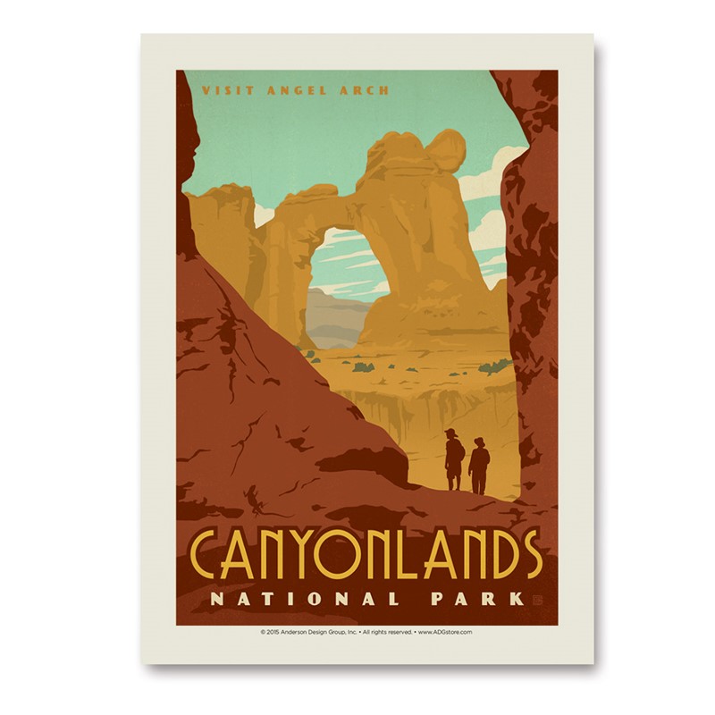 Canyonlands NP Angel Arch Vertical Sticker