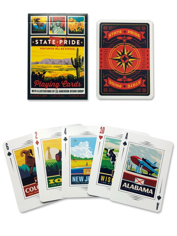 State by State Card Game Playing Cards New 