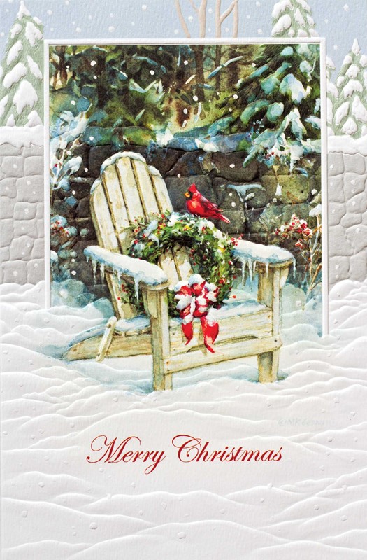 Pumpernickel Press Embossed Christmas Greeting Cards Boxed Set