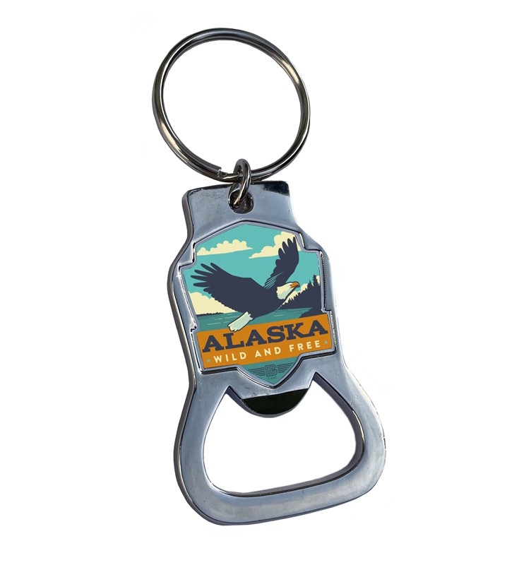 Bottle Opener Key Chain - Denali Brewing Company