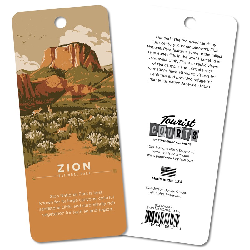 Zion NP The Promised Land Bookmark| Bookmarks
