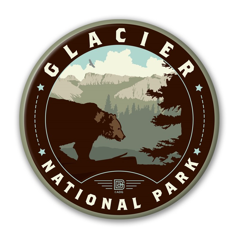 Glacier NP Circle Magnet | Circle Magnets