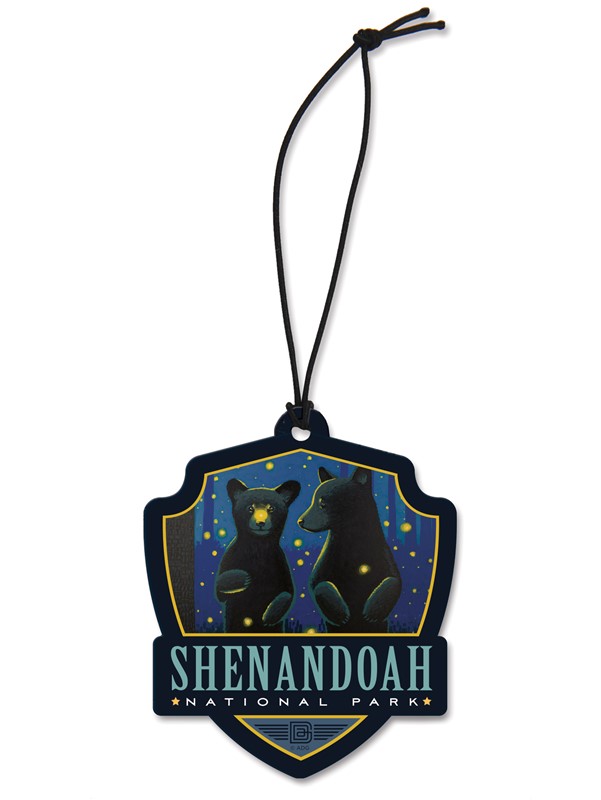 Shenandoah NP Firefly Cub Emblem Wood Ornament | American Made