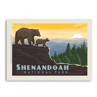 Shenandoah Mountaintop | Vertical Sticker