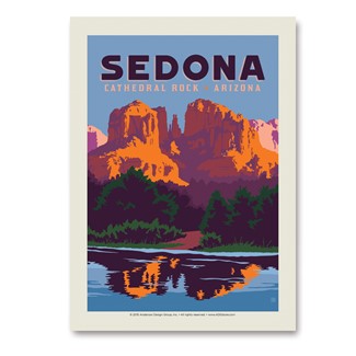 Sedona Cathedral Rock | Vertical Sticker