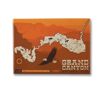 Grand Canyon Map | Made in the USA
