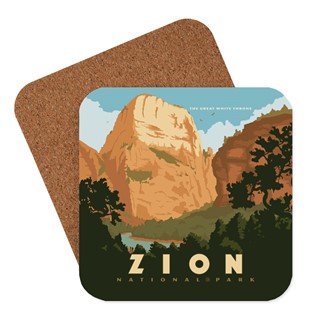 Zion Great White Throne Coaster | American made coasters