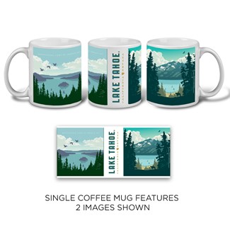 Lake Tahoe Double Mug (11 oz.) |Tourist Courts