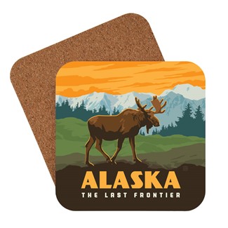 Alaska Frontier Moose | American Made Coaster