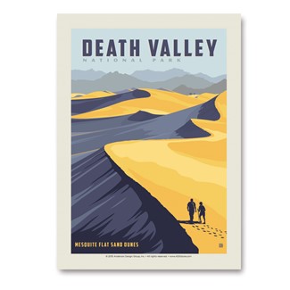 Death Valley Sand Dunes | Vertical Sticker