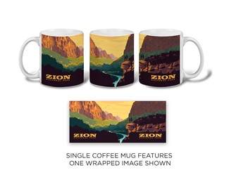 Zion 100th Horizontal Mug (11 Oz) | Tourist Courts