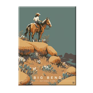 Big Bend NP Desert Vista Magnet | American Made