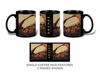 Arches NP Landscape Arch Mug | National Park mugs