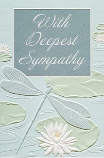 Damselfly Sympathy (SY) | Sympathy greeting cards