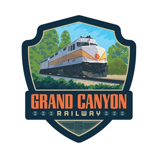 Grand Canyon Railway Diesel Engine | Emblem Sticker American Made