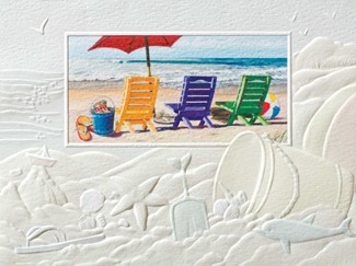 Beachy Keen II (TOY/FR) | Beach friendship note cards