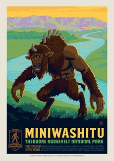 Theodore Roosevelt NP Miniwashitu Legends Postcard | Postcard