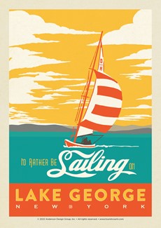 On Lake George NY Postcard | Postcards