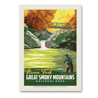 Great Smoky Mountain NP Raven Fork| Vertical Sticker