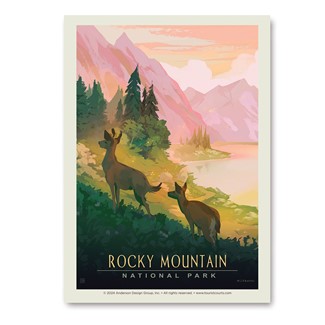 Rocky Mountain NP Deer | Vertical Sticker