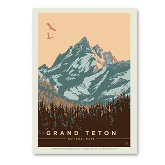 Grand Teton NP Morning Glory Vert Sticker | American Made