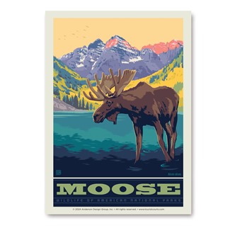 Wildlife Moose| Vertical Sticker