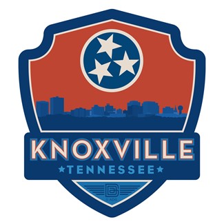 State Flag Knox Skyline Emblem Sticker | Made in the USA