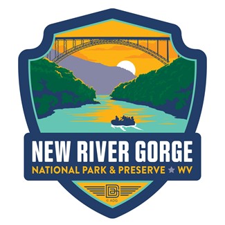 New River Gorge Emblem Sticker