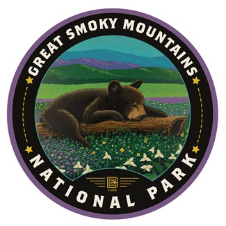 Great Smoky Mountains NP Wildflower Heaven Circle Sticker| American Made