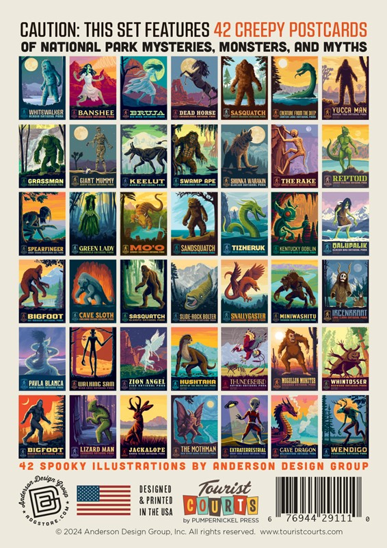 Legends of the NP Postcard Set | Printed in the USA