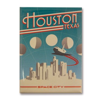 Houston Space City Vert Sticker | Vertical Sticker