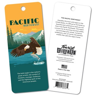 Pacific North West Eagle & Salmon Bookmark