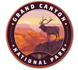 Grand Canyon NP Circle Magnet