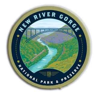 New River Gorge NP & Preserve Landscape Circle Patch