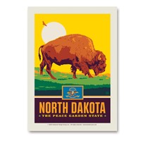 ND State Pride Vert Sticker