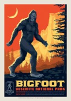 Yosemite's Bigfoot Postcard