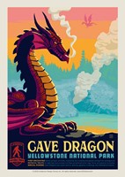 Yellowstone's Cave Dragon Postcard