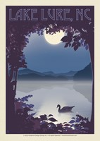 Lake Lure NC Midnight Waters Postcard