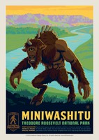 Theodore Roosevelt NP Miniwashitu Legends Postcard