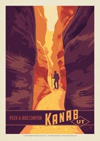 Kanab UT Peek-A-Boo Postcard