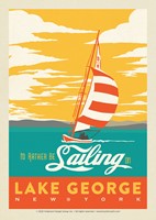 On Lake George NY Postcard