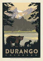 Durango CO Bears Postcard