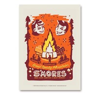 Great Smoky Mountain NP Smores Vert Sticker