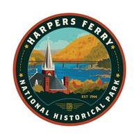 Harpers Ferry, WV Circle Sticker