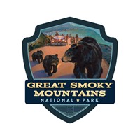 Great Smoky Mountain NP Bear Jam Emblem Magnet