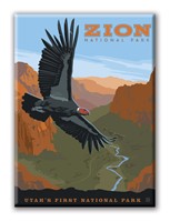 Zion NP Condor Magnet