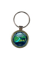 New River Gorge NP Circle Dome Key Ring