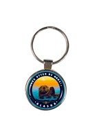AK You Otter Be Here Circle Dome Key Ring