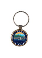 AK Sitka Circle Dome Key Ring