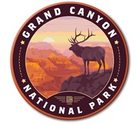 Grand Canyon NP Circle Magnet